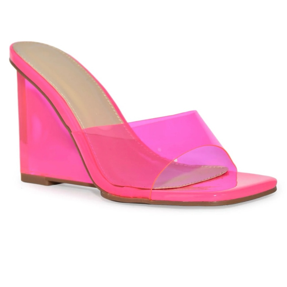 Barbie Pink Wedge Heels (NWT)